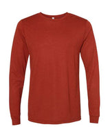 Bella + Canvas 3501 Unisex Jersey Long-Sleeve T-Shirt #color_BRICK TRIBLEND