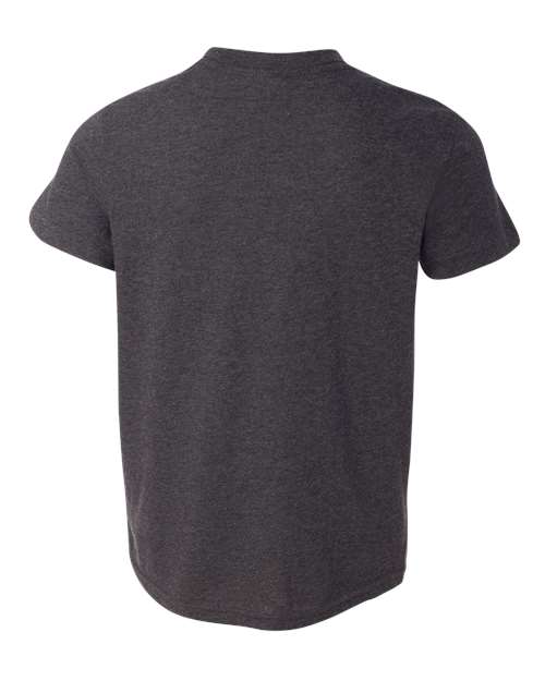Bella + Canvas 3001Y Youth Jersey T-Shirt #color_DRK GREY HEATHER