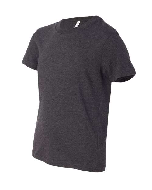 Bella + Canvas 3001Y Youth Jersey T-Shirt #color_DRK GREY HEATHER