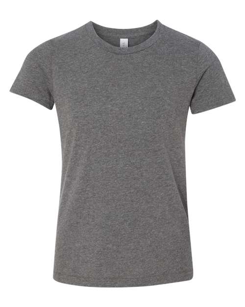 Bella + Canvas 3001Y Youth Jersey T-Shirt #color_DEEP HEATHER