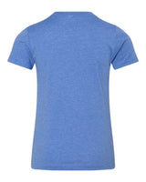 Bella + Canvas 3001Y Youth Jersey T-Shirt #color_HTHR COLUM BLUE