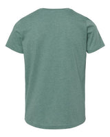 Bella + Canvas 3001Y Youth Jersey T-Shirt #color_HTHR DUSTY BLUE