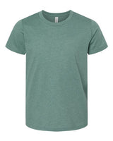 Bella + Canvas 3001Y Youth Jersey T-Shirt #color_HTHR DUSTY BLUE