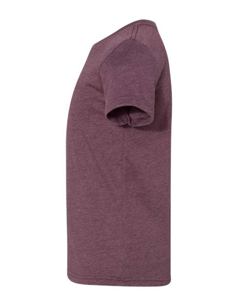 Bella + Canvas 3001Y Youth Jersey T-Shirt #color_HEATHER MAROON