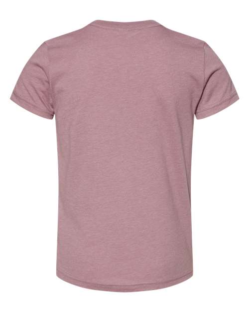 Bella + Canvas 3001Y Youth Jersey T-Shirt #color_HEATHER ORCHID