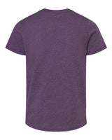 Bella + Canvas 3001Y Youth Jersey T-Shirt #color_HTHR TEAM PURPLE