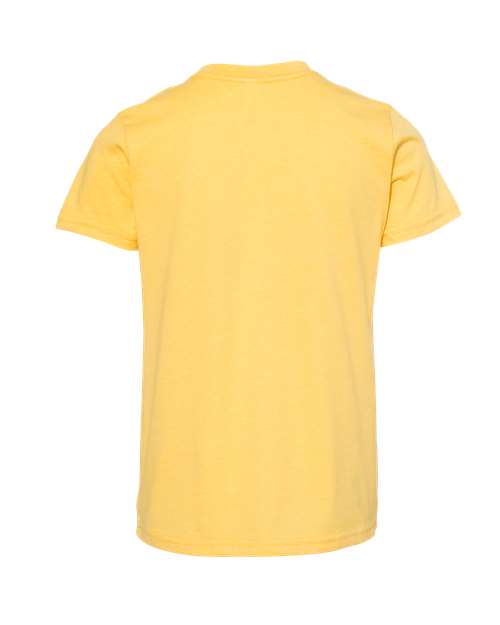 Bella + Canvas 3001Y Youth Jersey T-Shirt #color_HTHR YELLOW GOLD