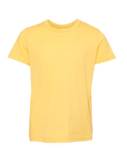 Bella + Canvas 3001Y Youth Jersey T-Shirt #color_HTHR YELLOW GOLD