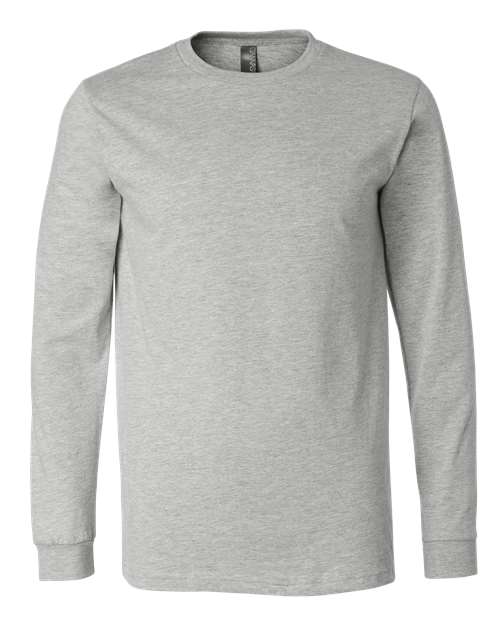 Bella + Canvas 3501 Unisex Jersey Long-Sleeve T-Shirt #color_ATHLETIC HEATHER