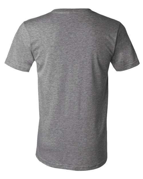 Bella + Canvas 3005 Unisex Jersey Short-Sleeve V-Neck T-Shirt #color_DEEP HEATHER