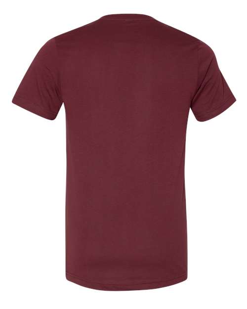 Bella + Canvas 3005 Unisex Jersey Short-Sleeve V-Neck T-Shirt #color_HEATHER CARDINAL