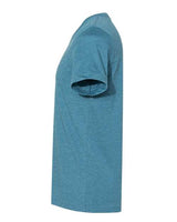 Bella + Canvas 3005 Unisex Jersey Short-Sleeve V-Neck T-Shirt #color_HTHR DEEP TEAL