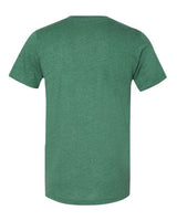Bella + Canvas 3005 Unisex Jersey Short-Sleeve V-Neck T-Shirt #color_HTHR GRASS GRN