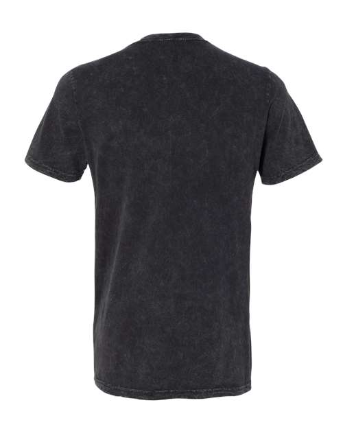 Bella + Canvas 3005 Unisex Jersey Short-Sleeve V-Neck T-Shirt #color_BLK MINERAL WASH