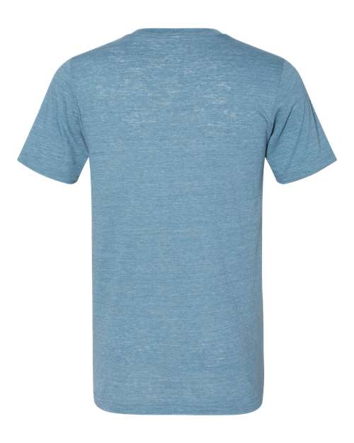 Bella + Canvas 3005 Unisex Jersey Short-Sleeve V-Neck T-Shirt #color_DENIM SLUB