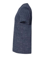 Bella + Canvas 3005 Unisex Jersey Short-Sleeve V-Neck T-Shirt #color_NAVY SLUB