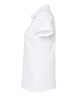 Tultex 401 Women's 50/50 Sport Pique Polo #color_White