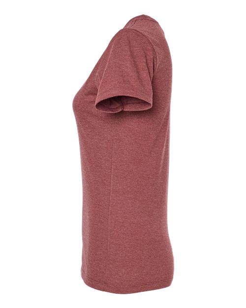 Tultex 542 Women's Premium Cotton Blend T-Shirt #color_Burgundy Heather