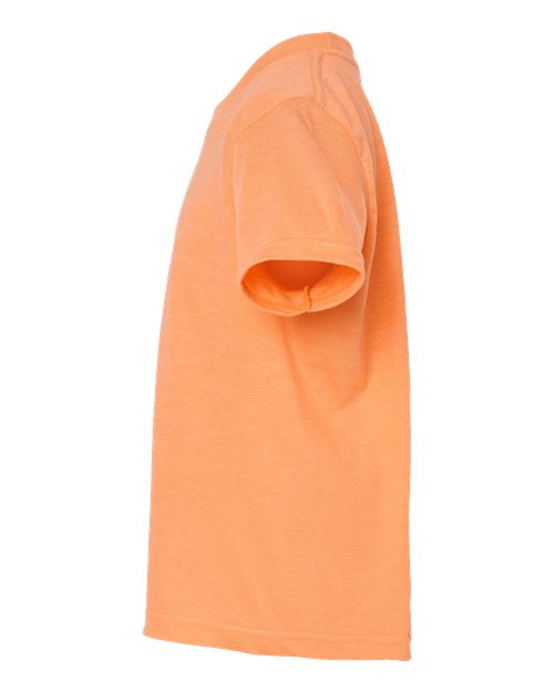 Tultex 235 Youth Fine Jersey T-Shirt #color_Heather Cantaloupe