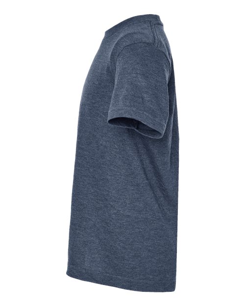 Tultex 235 Youth Fine Jersey T-Shirt #color_Heather Denim