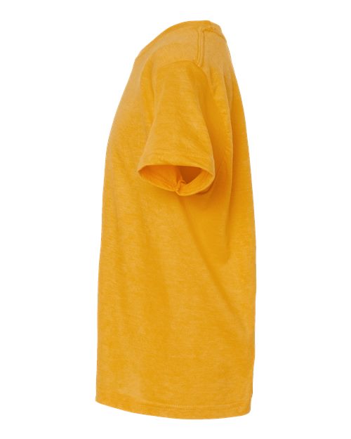 Tultex 235 Youth Fine Jersey T-Shirt #color_Heather Mellow Yellow