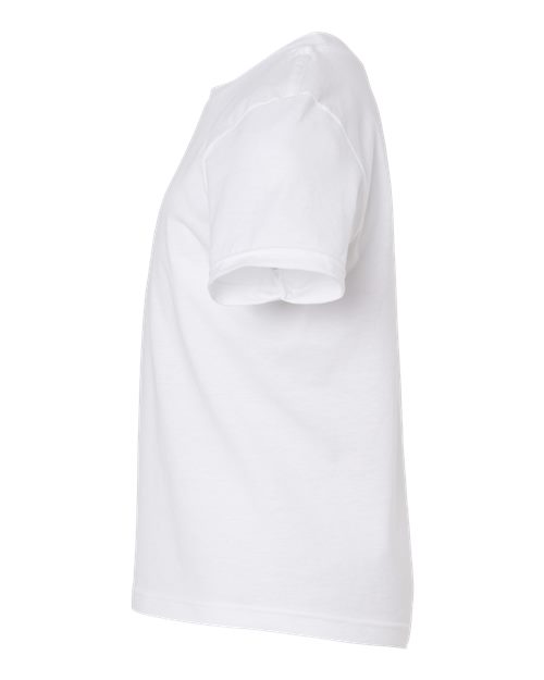 Tultex 235 Youth Fine Jersey T-Shirt #color_White