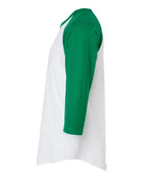 Tultex 245 Fine Jersey Raglan T-Shirt #color_White/ Kelly