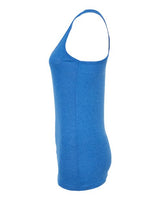 Tultex 190 Women's Poly-Rich Racerback Tank Top #color_Heather Royal