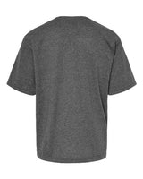 M&O 4850 Youth Gold Soft Touch T-Shirt #color_Dark Heather