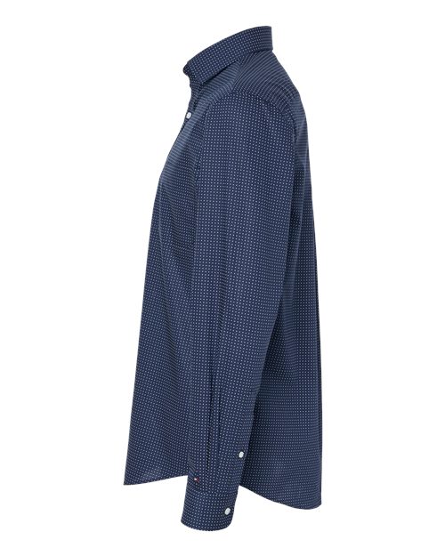 Tommy Hilfiger 13TH105 Polka Dot Shirt #color_Navy Blazer