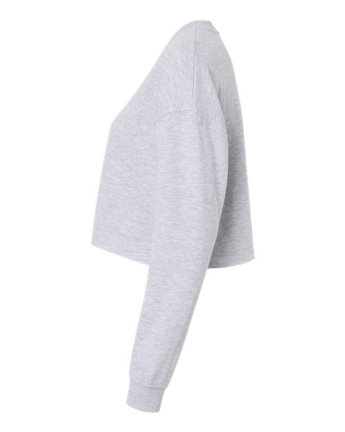 Independent Trading Co. AFX24CRP Women's Lightweight Crop Crewneck Sweatshirt #color_Grey Heather