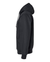 Independent Trading Co. EXP550Z Insulated Canvas Workwear Jacket #color_Black