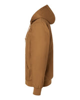 Independent Trading Co. EXP550Z Insulated Canvas Workwear Jacket #color_Saddle