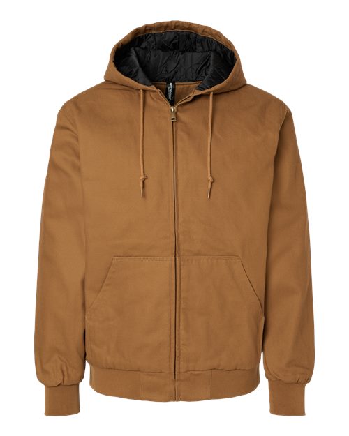 Independent Trading Co. EXP550Z Insulated Canvas Workwear Jacket #color_Saddle