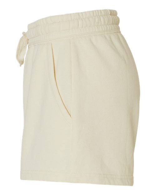 Independent Trading Co. PRM20SRT Women’s Lightweight California Wave Wash Fleece Shorts #color_Bone