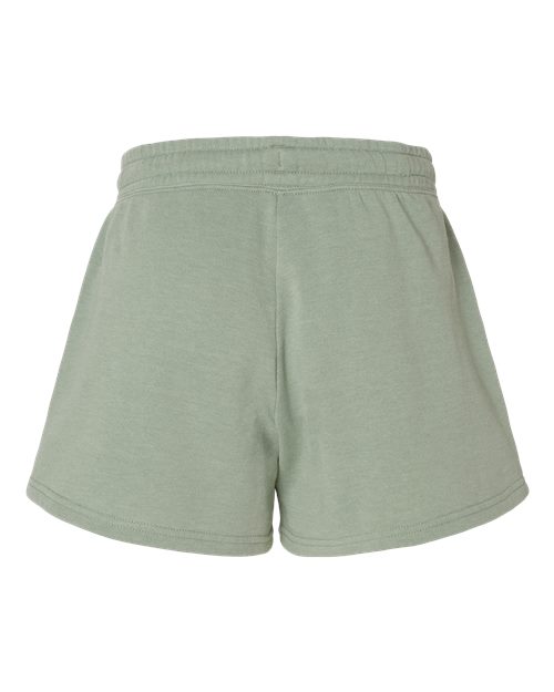 Independent Trading Co. PRM20SRT Women’s Lightweight California Wave Wash Fleece Shorts #color_Sage
