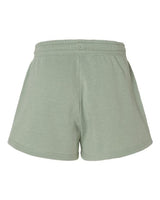 Independent Trading Co. PRM20SRT Women’s Lightweight California Wave Wash Fleece Shorts #color_Sage