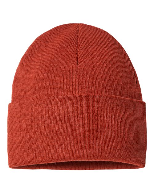 Atlantis Headwear PURE Sustainable Beanie #color_Rusty