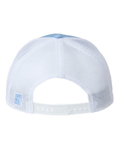 The Game GB452E Everyday Trucker Cap #color_Columbia Blue/ White