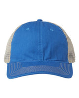 The Game GB880 Soft Trucker Cap #color_LA Blue/ Khaki