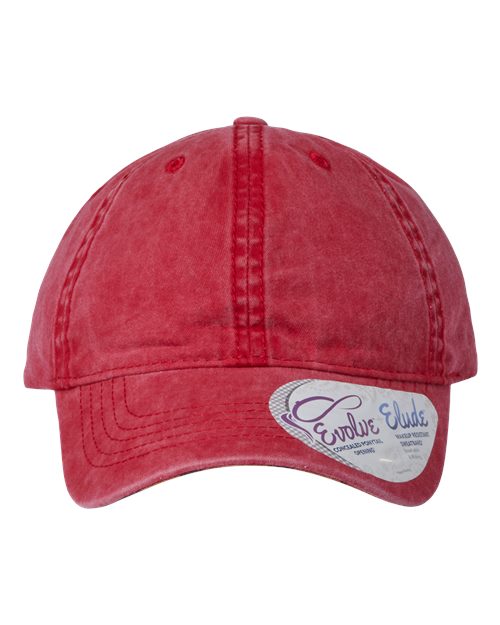 Infinity Her CASSIE Women's Pigment-Dyed with Fashion Undervisor Cap #color_Red/ Leopard