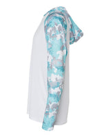 Paragon 240P Tortuga Extreme Performance Hooded T-Shirt #color_White/ Aqua Camo