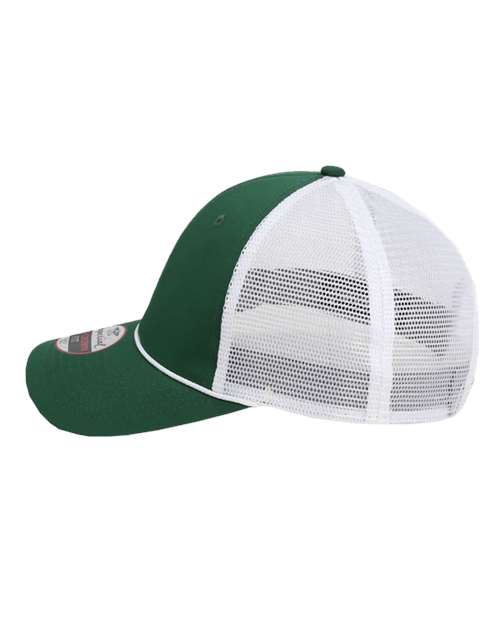 Imperial 7055 The Night Owl Performance Rope Cap #color_Forest/ White