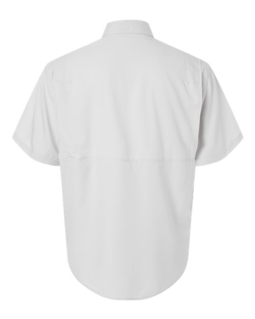 Paragon 700 Hatteras Performance Short Sleeve Fishing Shirt #color_Aluminum