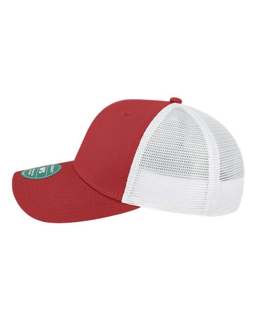 LEGACY MPS Mid-Pro Snapback Trucker Cap #color_Cardinal/ White
