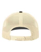 Richardson 112 Snapback Trucker Cap #color_Chocolate Chip/ Birch