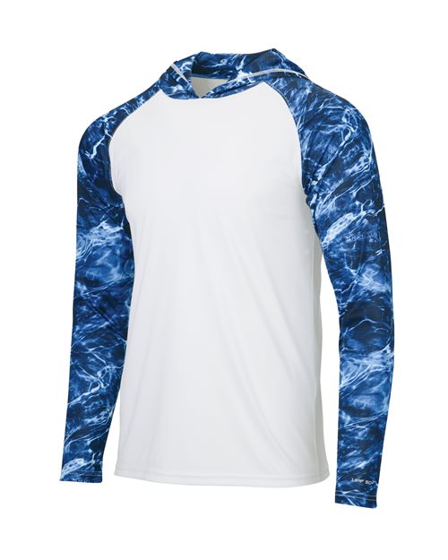 Paragon 241P Biloxi Performance Colorblocked Hoodie #color_Marlin