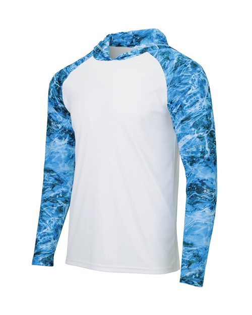 Paragon 241P Biloxi Performance Colorblocked Hoodie #color_Nautical