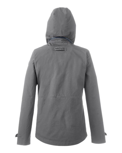 Nautica N17183 Ladies' Voyage Raincoat #color_GRAPHITE