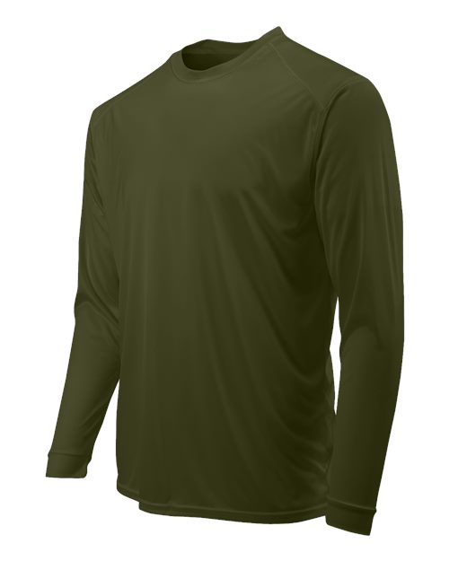 Paragon 210 Long Islander Performance Long Sleeve T-Shirt #color_Olive Green
